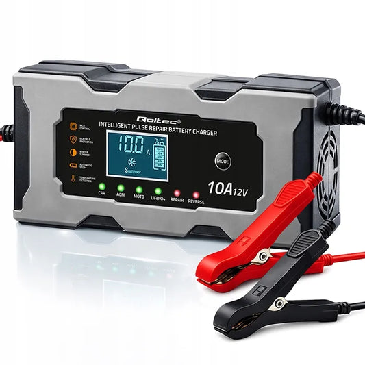 12V Automobilio užvedėjas su LCD ekranu