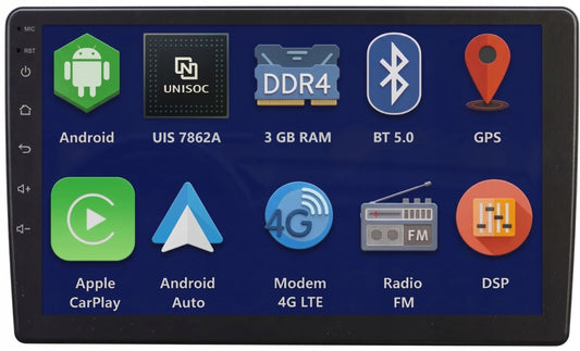 2DIN Android automobilinis grotuvas Dodge Avenger Ram Caliber Charger 3/32GB DSP CarPlay LTE
