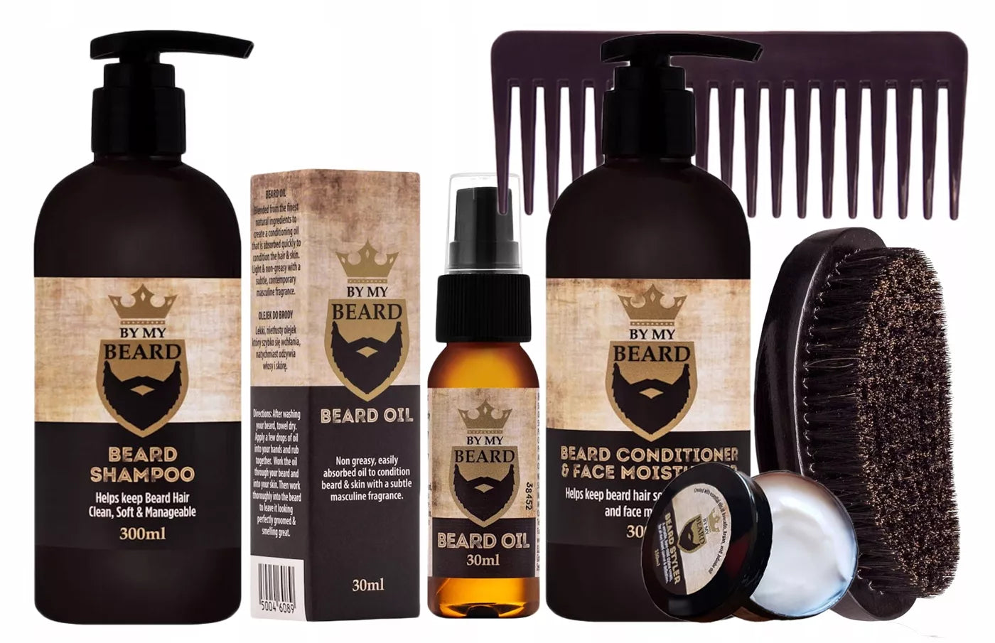 Barzdos ir ūsų priežiūros rinkinys
