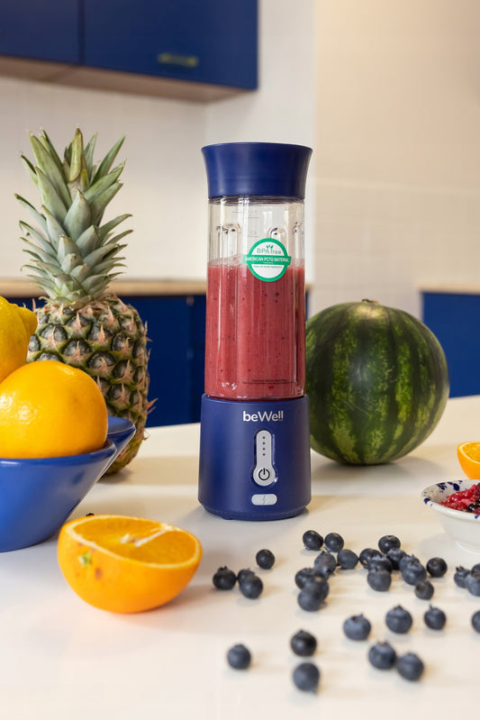 Jaudīgs bezvadu kokteiļu blenderis beWell — pārnēsājams, uzlādējams ar USB, 500 ml