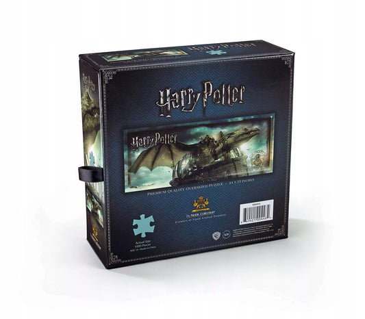 Harry Potter - Dėlionė 1000 detalių. Pabėgimas iš Gringotto banko.