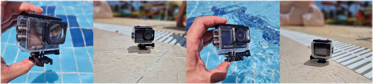 Sporto veiksmo kamera Go Pro4U – 4K, WiFi, USB, UHD, mikrofonas, nuotolinis pultas, laikikliai ir priedai