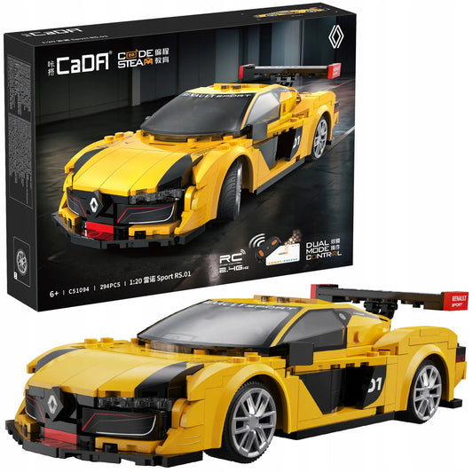 CaDA Renault RC sportinis automobilis, 1:20, 294 detalės