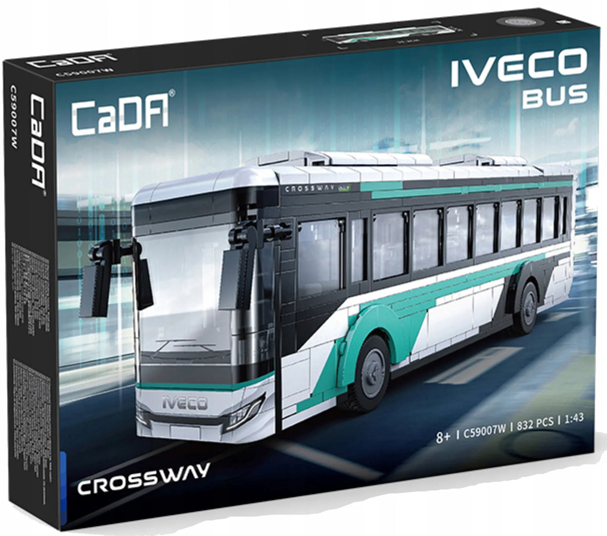 CaDA konstruktorius „Miesto autobusas“, 832 detalės
