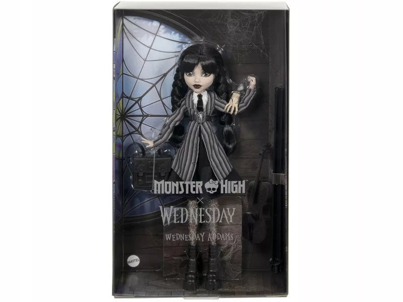 Lėlė Monster High Wednesday Addams, 30 cm