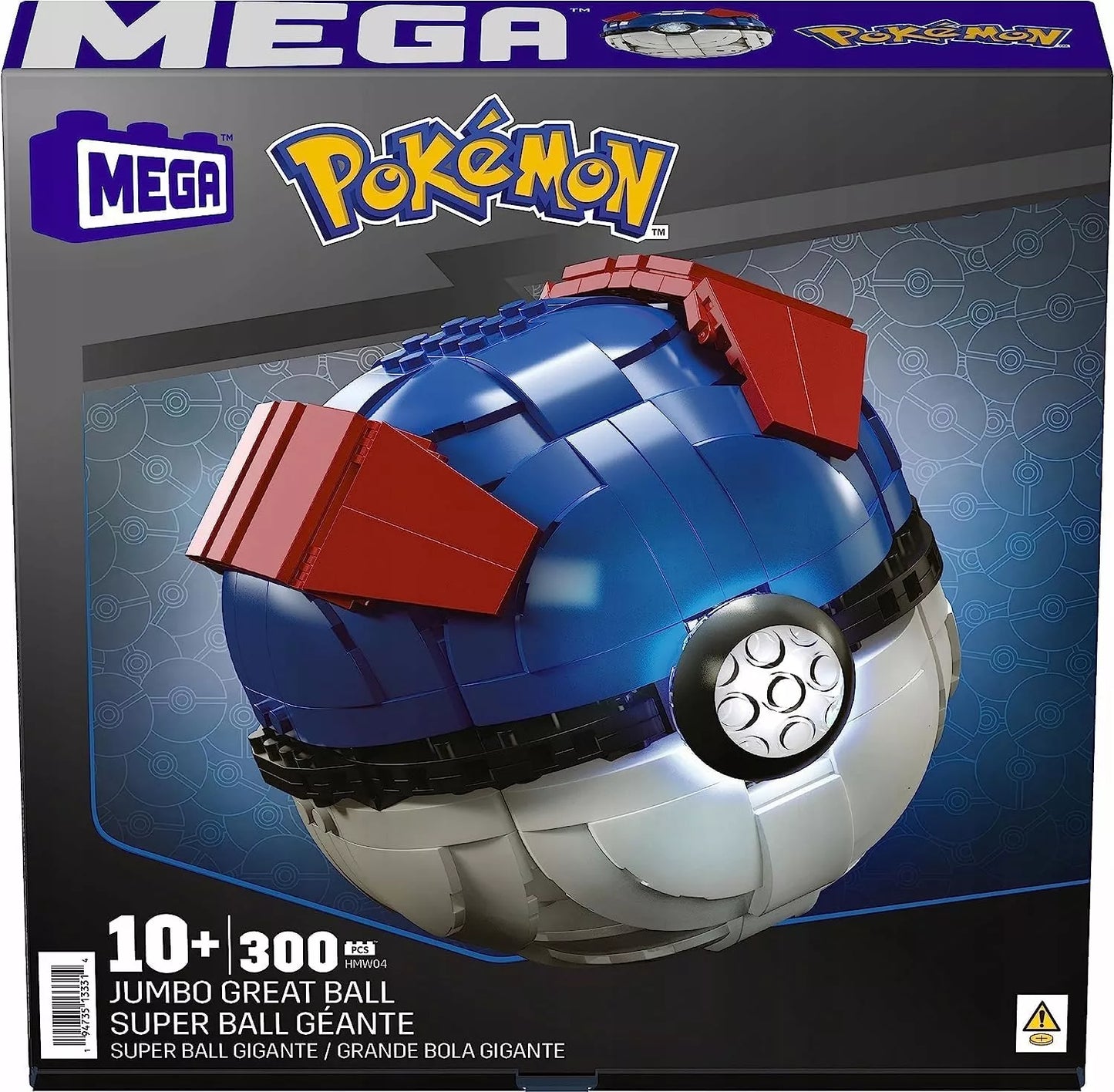 Mega Bloks Pokémon – didelis Poké Ball žaislas