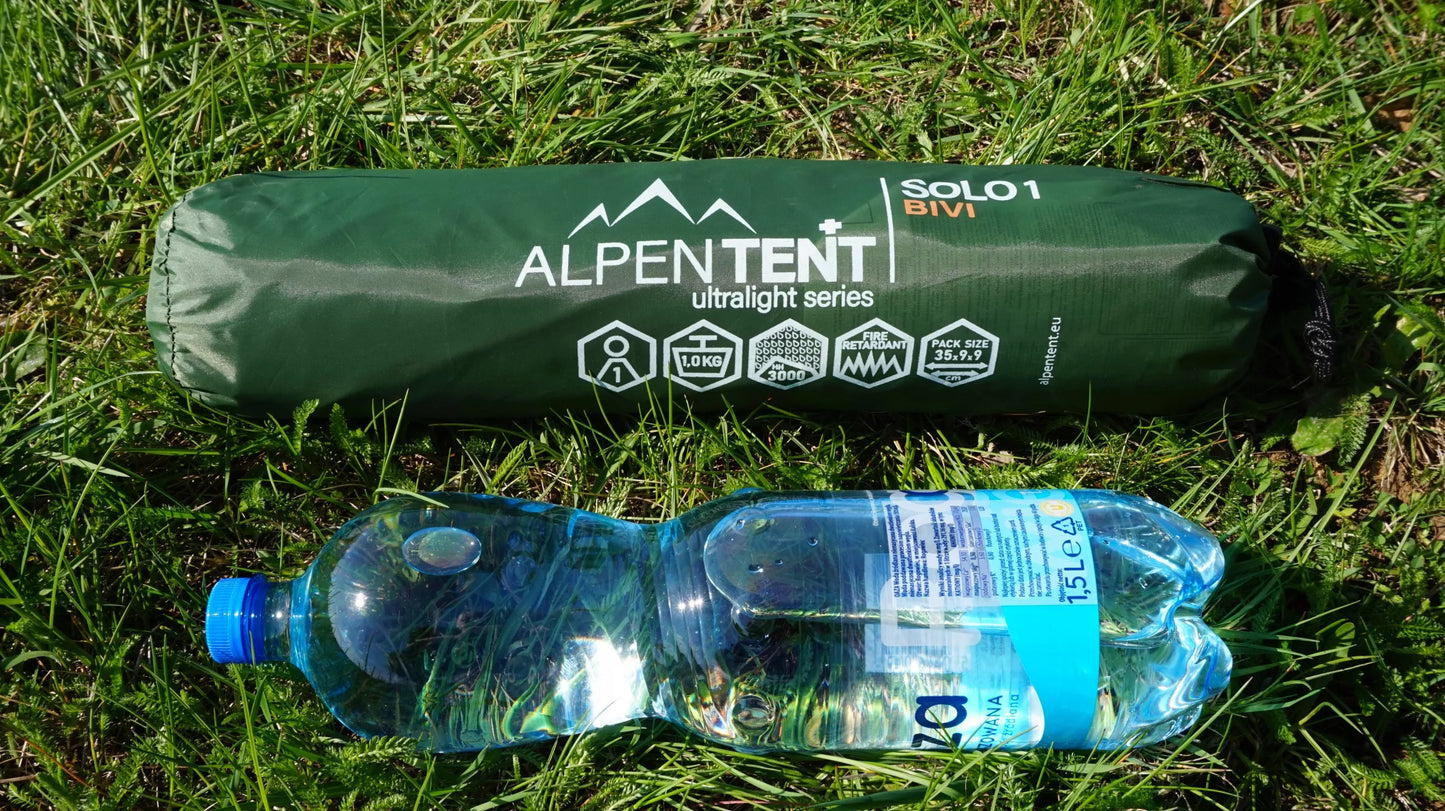 Vieno asmens palapinė AlpenTent Solo1 – Bivi norka, 1 kg