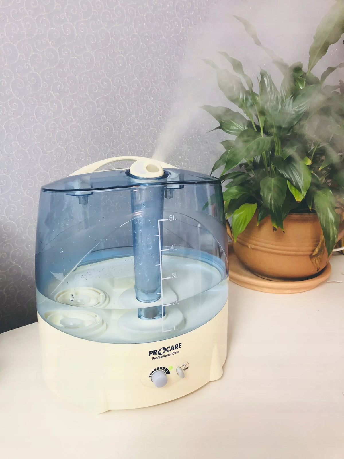 Ultragarsinis oro drėkintuvas 5L ProCare 35W Reguliuojamas