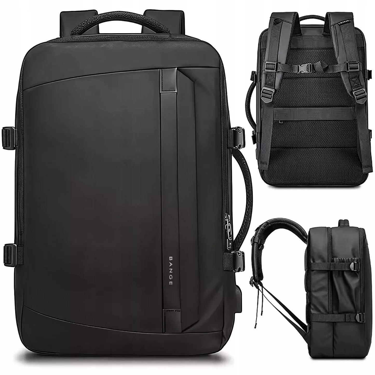 Verslo kelioninė kuprinė 15,6″ – neperšlampama, talpi, su USB