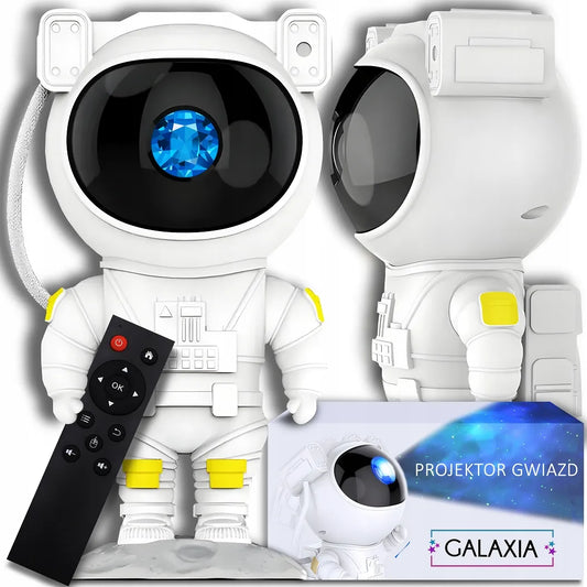Astronautas žvaigždžių projektorius vaikams LED lazerinė naktinė lemputė
