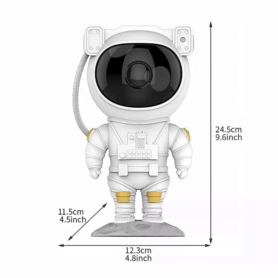 Astronautas žvaigždžių projektorius vaikams, naktinė LED lempa