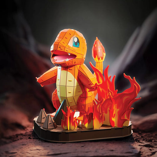 3D dėlionė „Charmander“ – Pokémon 4D konstrukcinė dėlionė, 25,5 cm