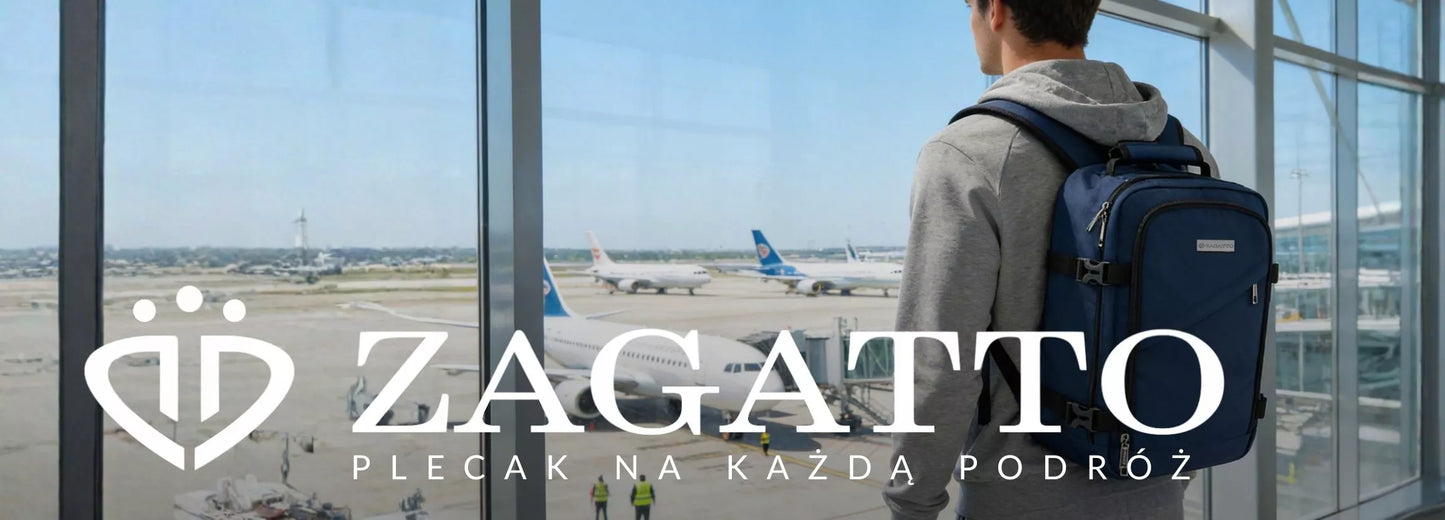 Lėktuvo RYANAIR kuprinė 40x30x20 kabininis turistinis bagažas ZAGATTO