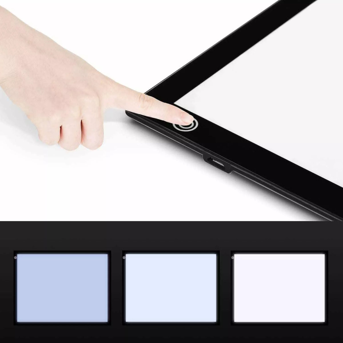 Apšviesta braižybos lenta, grafinis planšetinis kompiuteris piešimui LED A4
