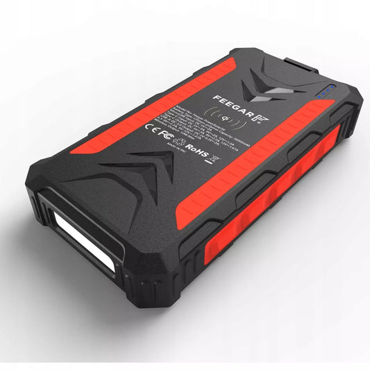 Power bank Solinis 36000mAh 20W 4x USB-C PD QC3 Indukcinis įkrovimas