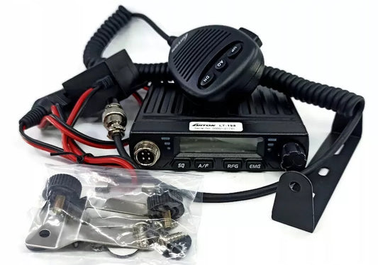 LUITON LT-198 MINI CB RADIJAS 12V/24V SUKABULIUOTAS CIGAREČIŲ PRIETAISO KIŠTUKAS AM FM