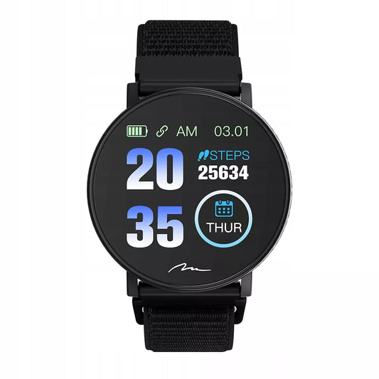 SMARTWATCH LAIKRODIS MOTERIŠKAS VYRIŠKAS ACTIVEBAND SPORTAS SLĖGIS PULSAS ŽINGSNIAI