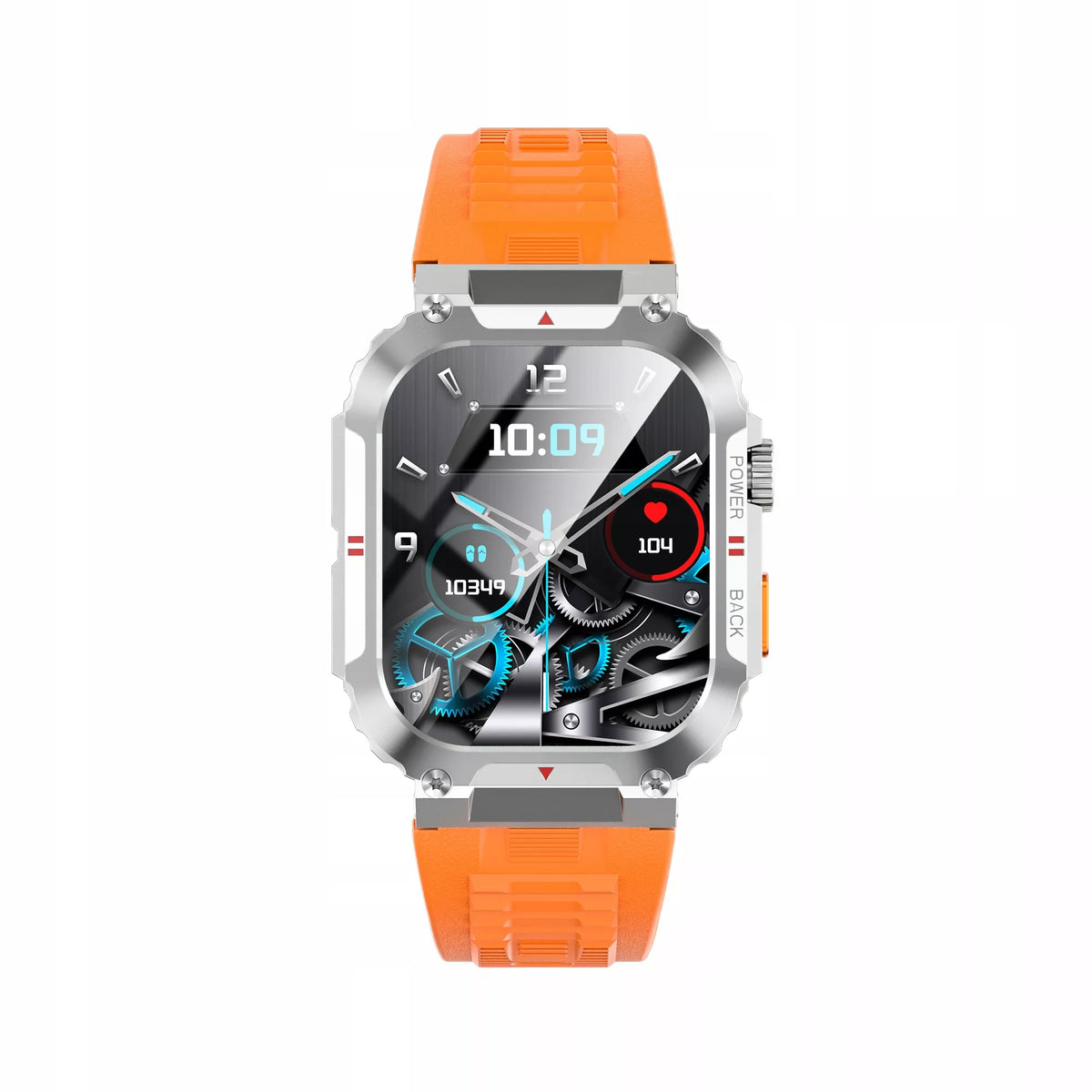 SMARTWATCH LAIKRODIS MENIU RO INTER TELEFONAS ATSPARUS VANDENIUI IP68 PULSO MATUOKLIS SLĖGIS DEGUONIS HD