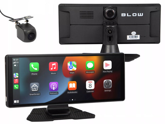 Automobilio multimedijos stotelė – radijas su Android Auto, CarPlay ir kamera