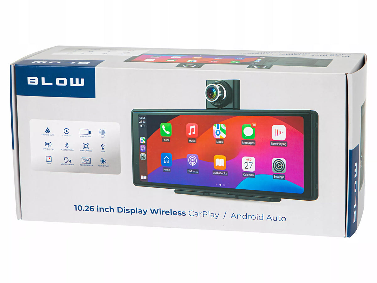 Automobilio multimedijos stotelė – radijas su Android Auto, CarPlay ir kamera