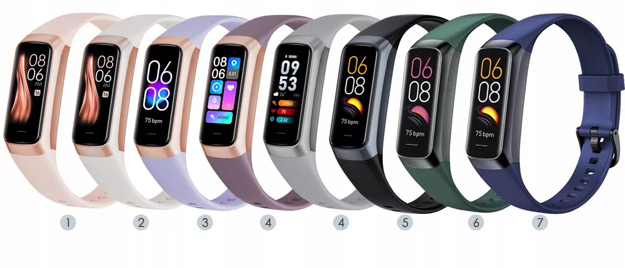 Smartwatch Sportinė apyrankė EKG Pulsas Žingsniai Kcal Kraujospūdis Temperatūra