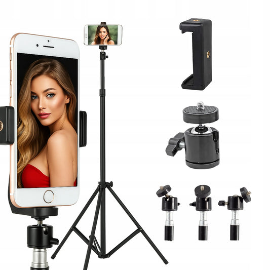 Tripod stovas fotoaparatui ir telefonui vaizdo įrašams 72-210 cm AUKŠTAS