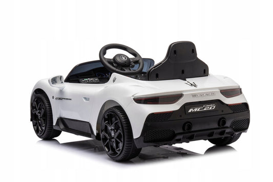 Akumuliatorinis automobilis Maserati GT Cabrio su pulteliu, MP3 ir LED