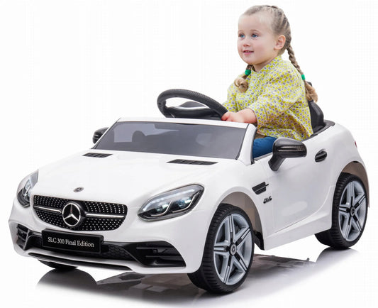 Akumuliatorinis automobilis Mercedes Benz SLC300 Cabrio su nuotolinio valdymo pulteliu, MP3 ir Micro SD