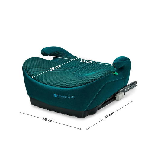 Automobilinė kėdutė-paaukštinimas 15-36 kg Kinderkraft I-BOOST 2 ISOFIX 125-150 cm I-SIZE žalia
