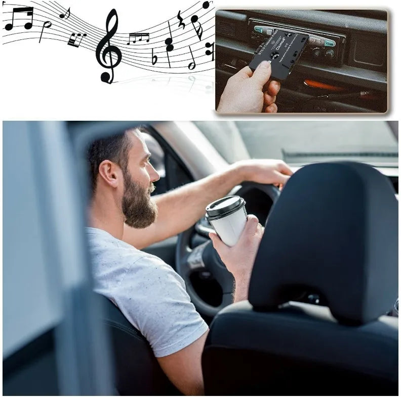 BLUETOOTH 5.0 kasetinis adapteris konverteris imtuvas