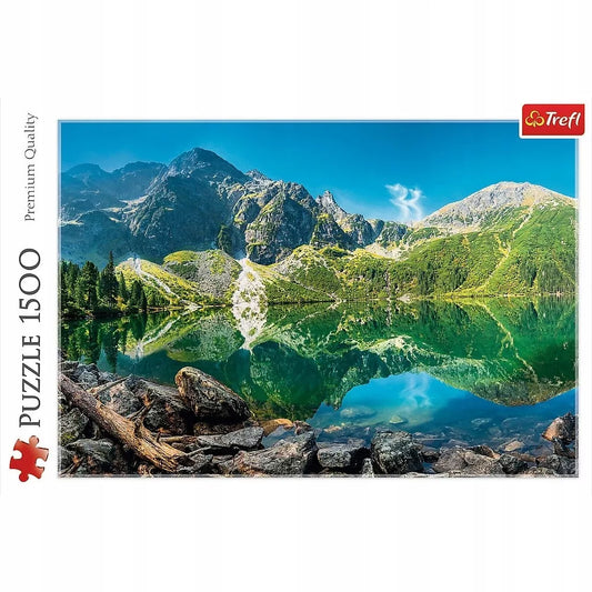 Dėlionė Ežeras Morskie Oko Tatrų 1500 detalių 26167 TREFL