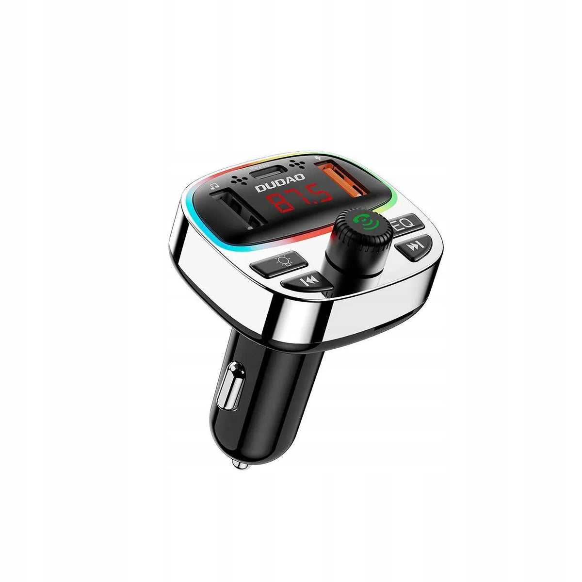 Dudao R2Pro+ siųstuvas su PD25W įkrovimo prievadais, Bluetooth 5.3, RGB