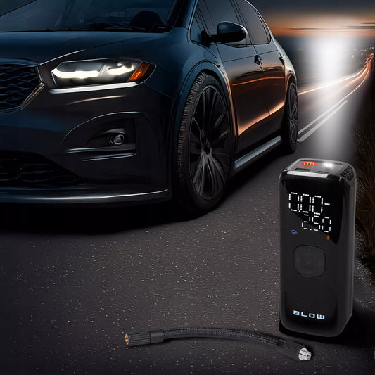Elektrinė dviračio pompa, automobilinis kompresorius, oro pūstuvas 8000mAh