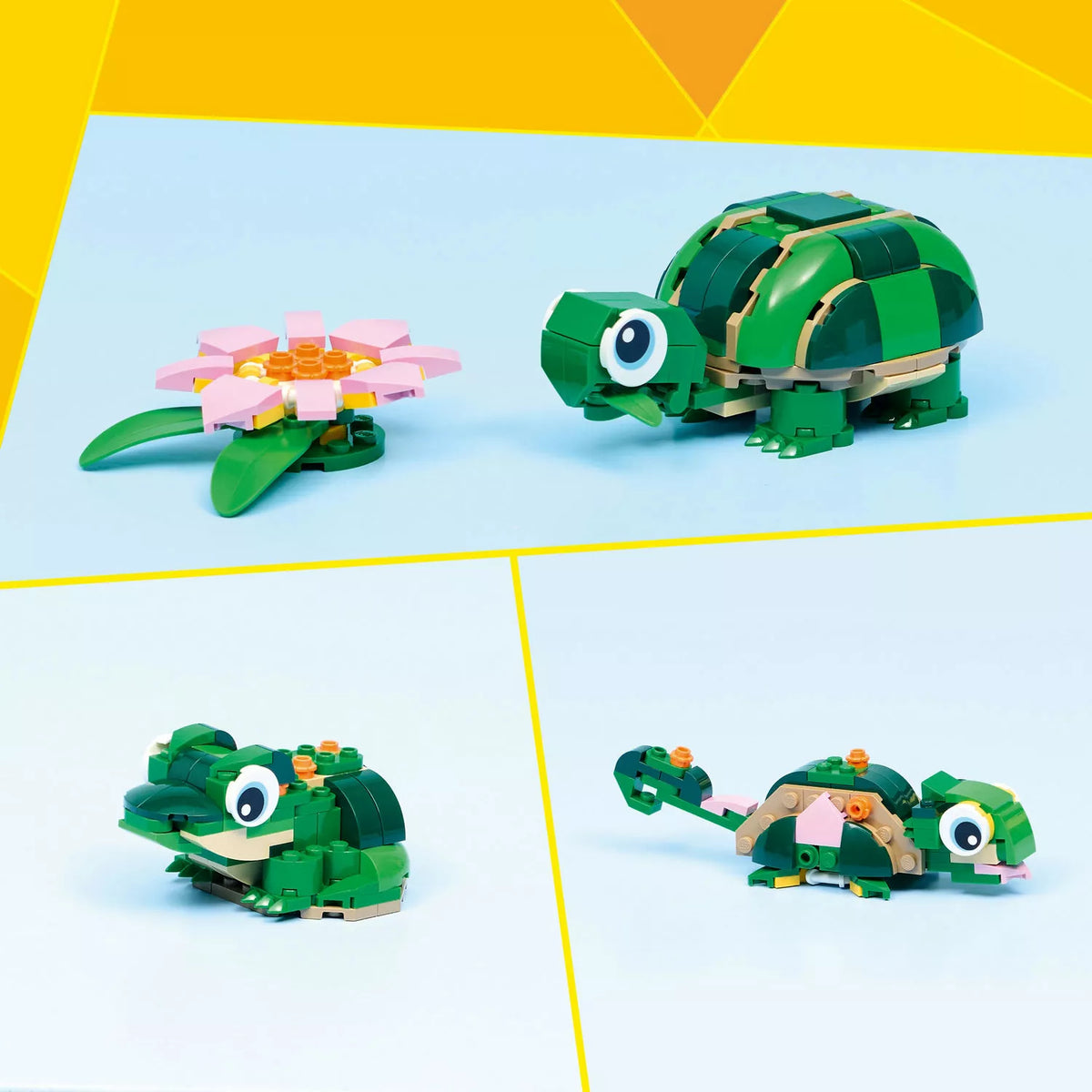 LEGO Creator 3w1 31377 Vėžlys ir vandens lelija