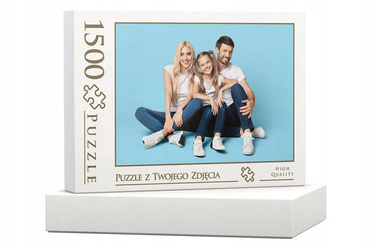 Fotodėlionė iš jūsų nuotraukos | Personalizuota dėlionė dovanai | 1500 dalių