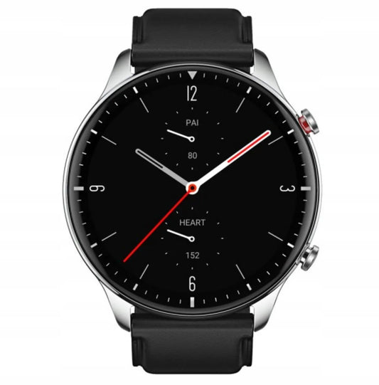 Išmanusis laikrodis „Amazfit GTR 2“, juodas, klasikinis, „Bluetooth“, AMOLED, 470 mAh