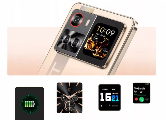 Išmanusis telefonas Cubot X100 5G 16/256GB Dual SIM su dviem ekranais (dėklas)