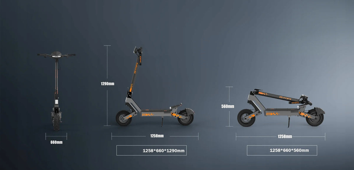 „KuKirin G2“ 2026 m. elektrinis paspirtukas, 48 V, 15,6 Ah, 1200 W, iki 45 km/h, bekelės, su dovanomis