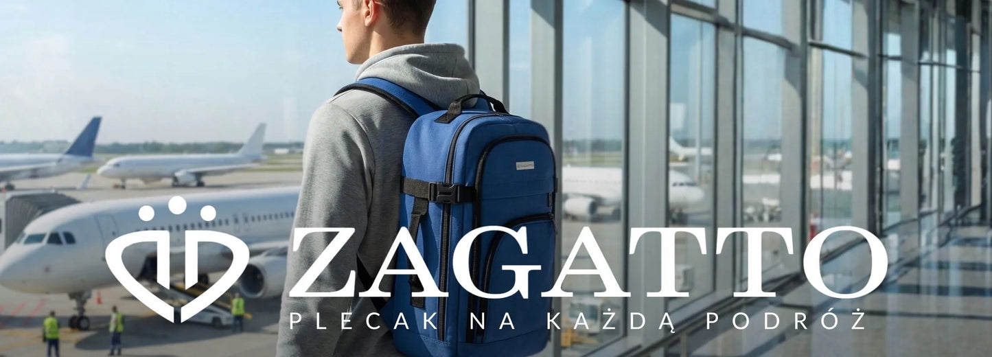 Kuprinė lėktuvui RYANAIR 40x20x25 rankinis bagažas turistinė ZAGATTO