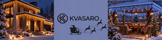 Kvasaro 1000 LED lauko šviesos užuolaida-varvekliai, IP44, šilta ir šalta balta šviesa, mirksėjimo efektas, 50 m