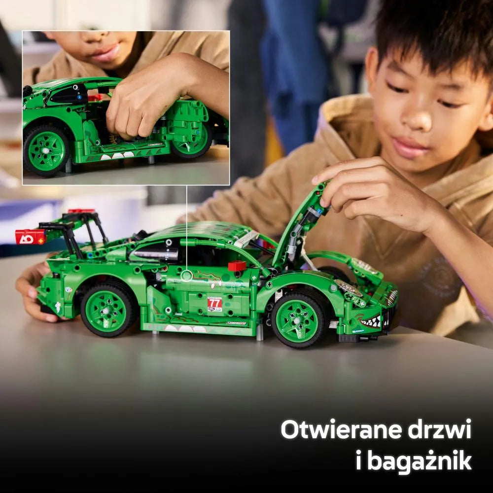 LEGO Technic 42224 „Porsche 911 GT3 R REXY AO Racing“ automobilis