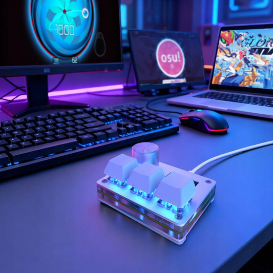 Magnetinė klaviatūra „Sayodevice O3CWHITE“