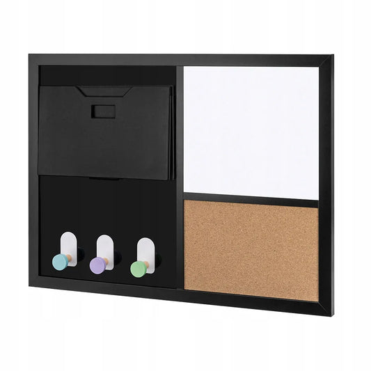 Magnetinė sausai nuvaloma lenta 60x45 biurui organizatorius