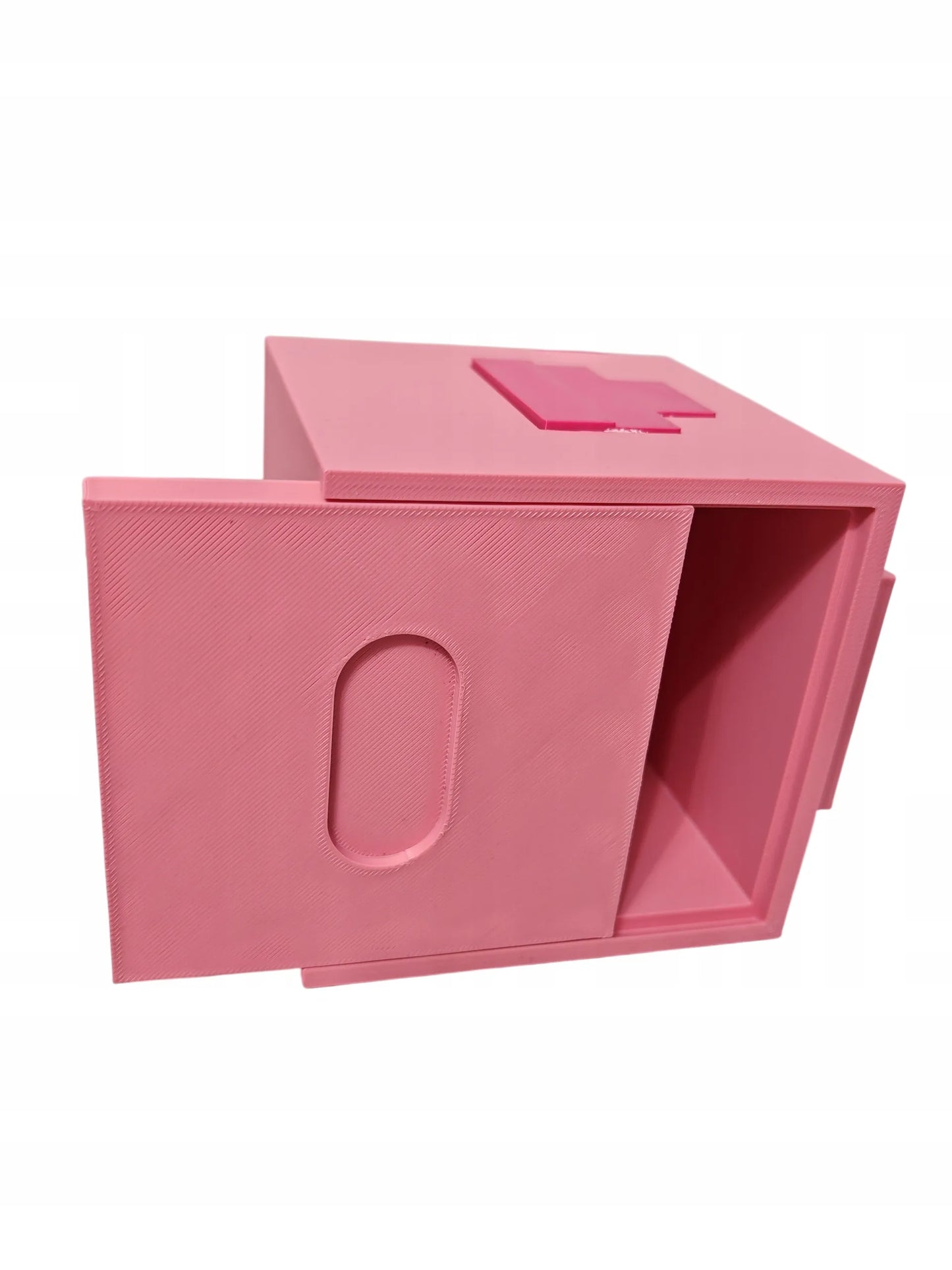 Minecraft kiaulės galvos taupyklė, 10x10 cm, unikali dovana žaidėjui
