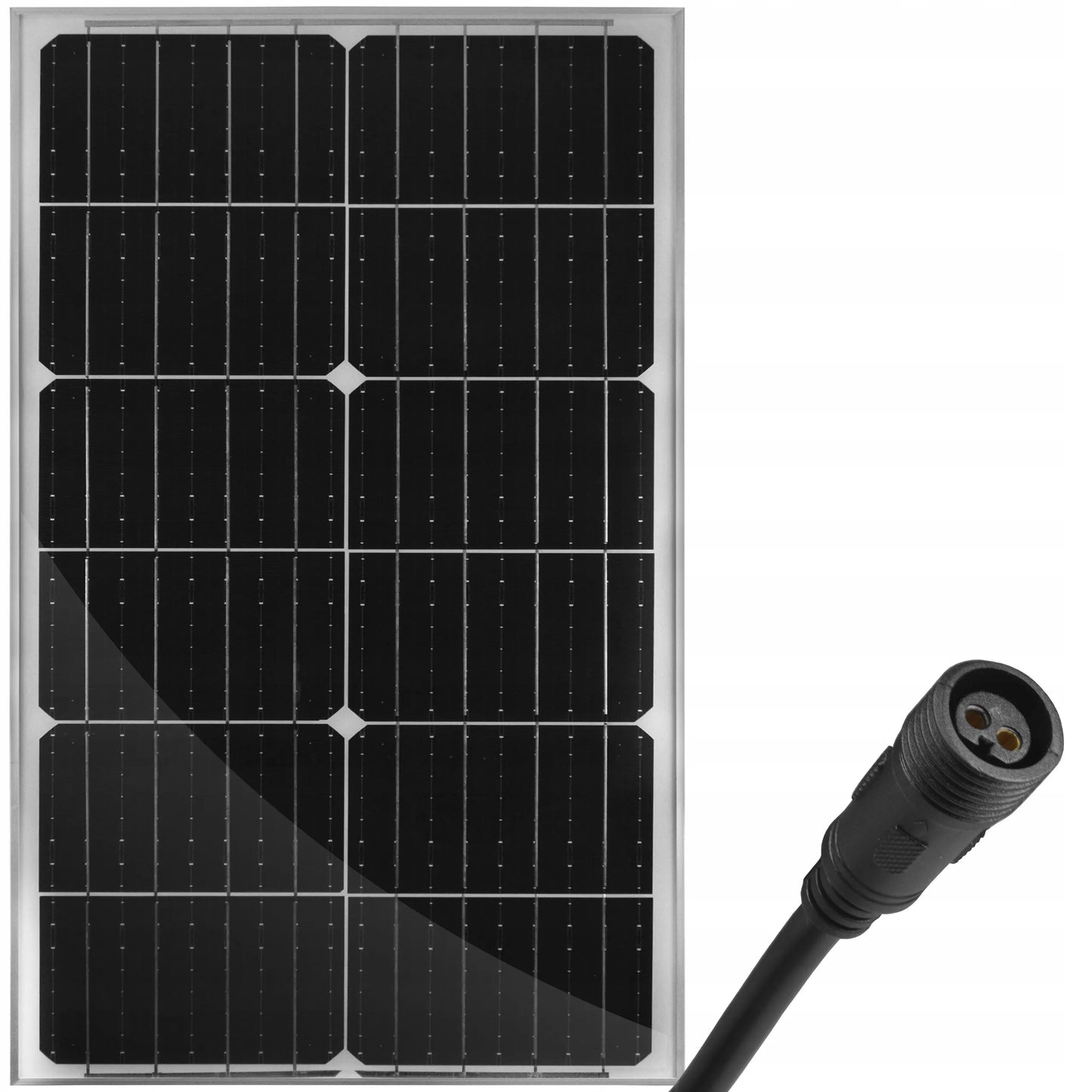 Monokristalinis saulės kolektorius 5,5V 50W