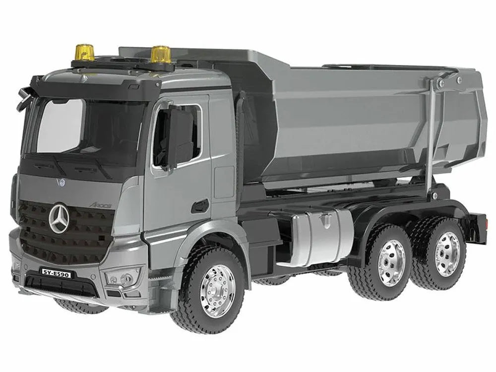 Nuotoliniu būdu valdoma metalinė savivartė „Mercedes Arocs“, 1:20 mastelis