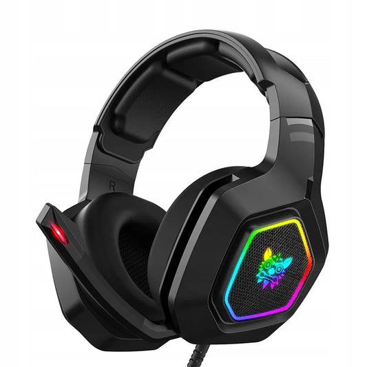 ONIKUMA K10 žaidimų ausinės su mikrofonu, laidinės, skirtos PC, PS4, Xbox