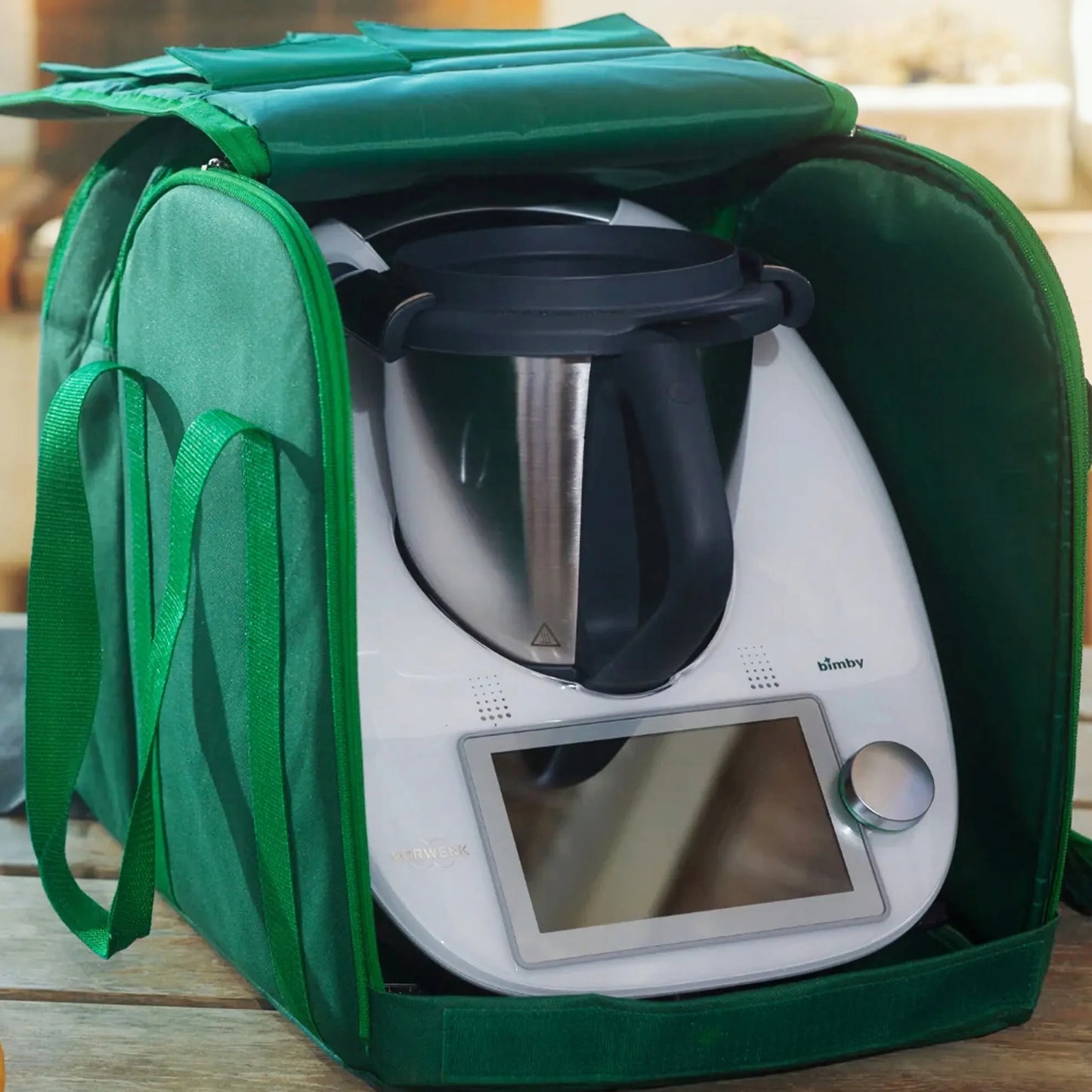 Originalus VORWERK THERMOMIX transportavimo krepšys TM5 TM6 TM31 modeliams, žalias