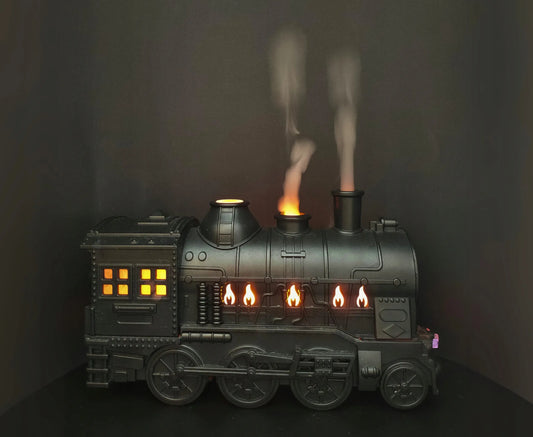 Oro drėkintuvas aromaterapinis traukinukas garvežys lokomotyva