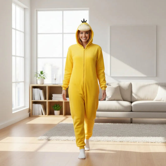 „Pokémon Psyduck“ kigurumi pižama-kostiumas, S dydis, 145–155 cm